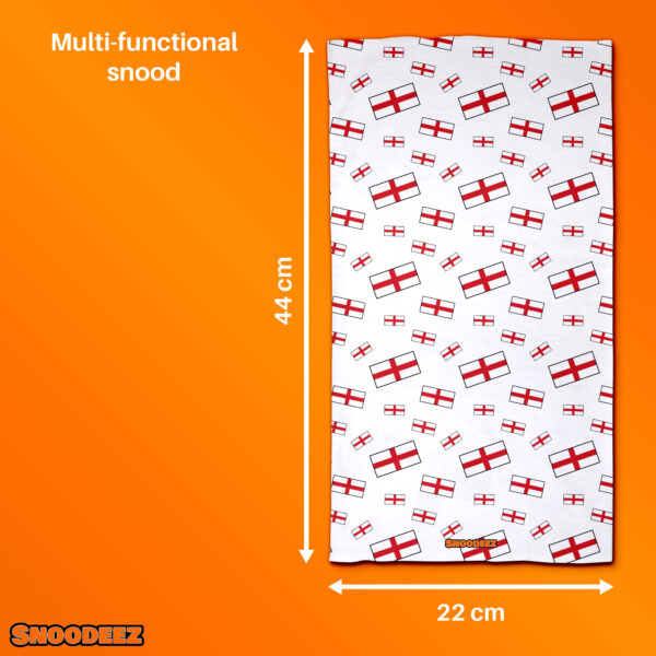 Kids England Flag Multi functional Snood