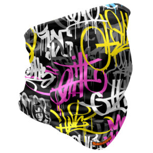 Kids Grafiti Tag Spray Pattern Multifunctional Snood