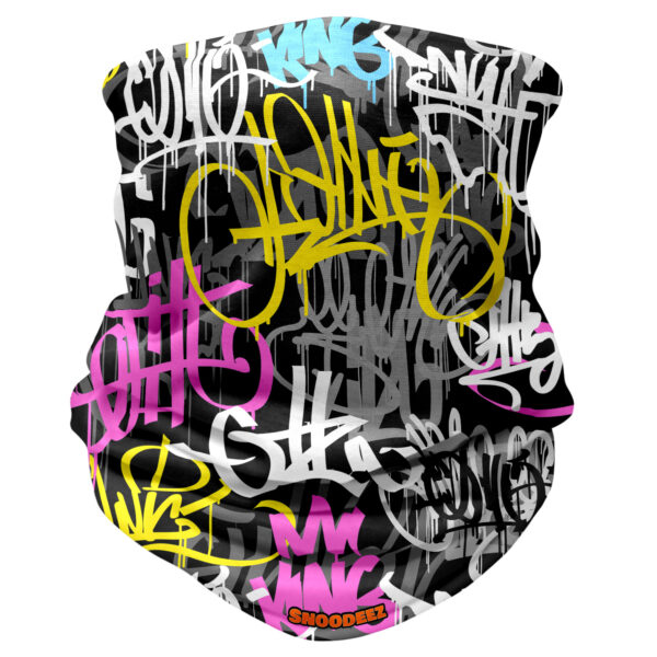 Kids Grafiti Tag Spray Pattern Multifunctional Snood