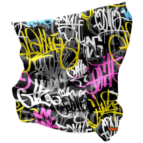Kids Grafiti Tag Spray Pattern Multifunctional Snood